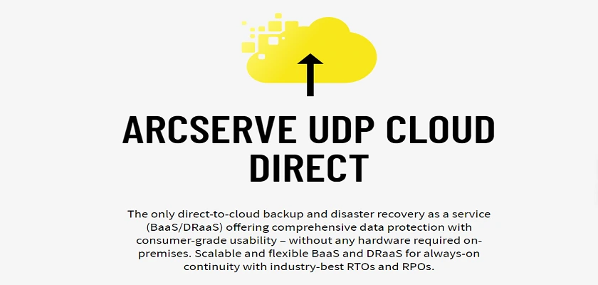 Disaster Recovery as a Service with Arcserve
