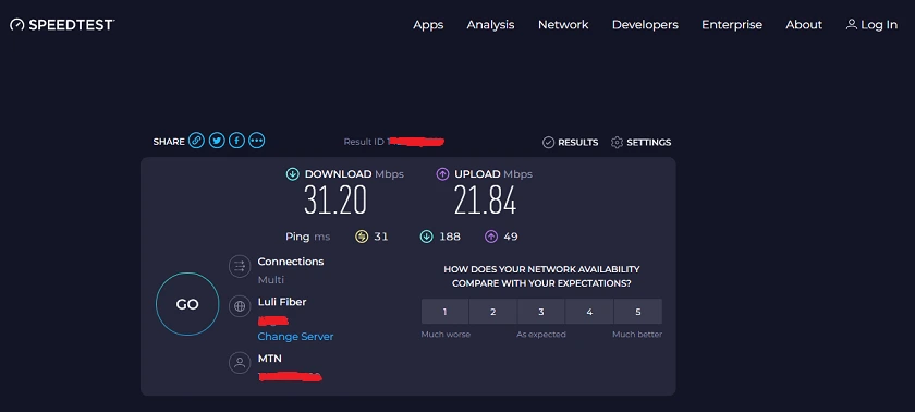 TP-Link TL-MR100 Speedtest