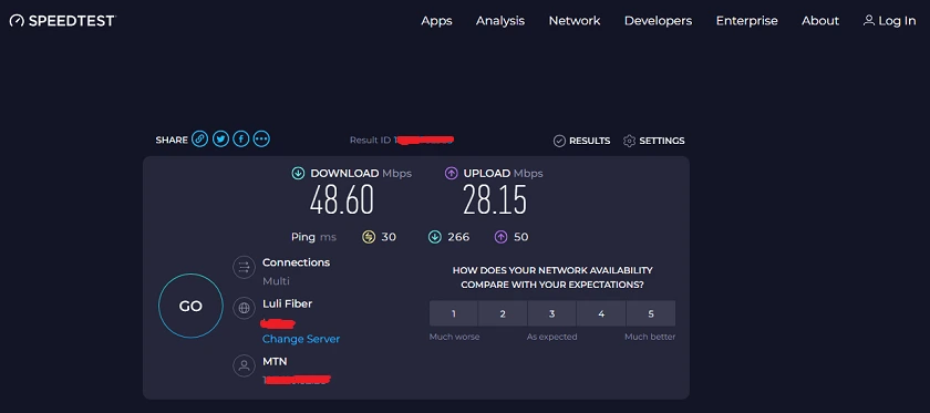 TP-Link TL-MR100 Speedtest