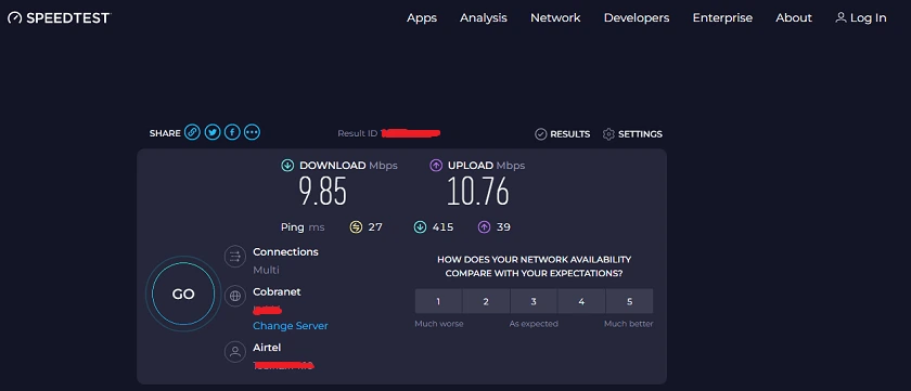 TP-Link Speedtest