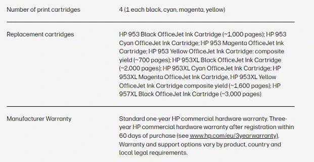 8730 Specifications