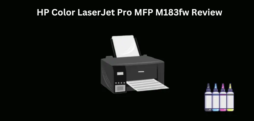 HP Color Laserjet Pro MFP M183fw Multifunction Wireless Printer, Scan, Copy  and Fax with Built-in Fast Ethernet, 7KW56A (Renewed)